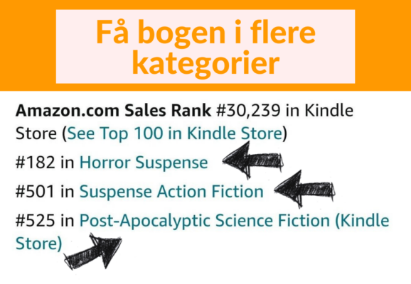 Få din bog i flere kategorier på Amazon